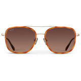 Wear Me Pro Gia Sunglasses - Sunset Tortoise/Gradient Brown Lens