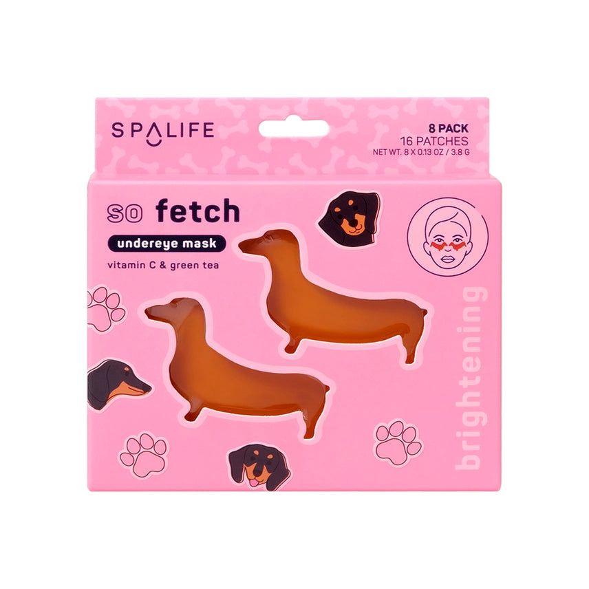 Spa Life So Fetch Viral Dachshund Dog Eye Patches - 8 Pk