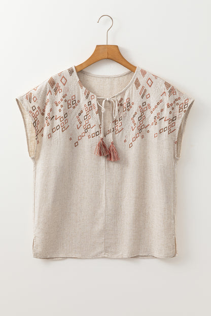 Dear Lover Blouse - Jet Stream
