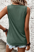 Dear Lover Tank Top - Mist Green