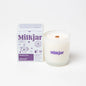Milk Jar Candle 8oz Blueberry Tea - Blueberry, Amber, Vanilla