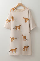 Dear Lover Plus Size Mini Dress - Apricot