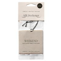 Sweet Water Decor Hanging Air Freshener -  Weekend