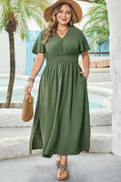 Dear Lover  Plus Size Maxi Dress- Four Leaf Clover