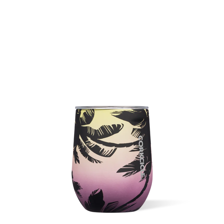 Corkcicle Stemless - 12oz Miami Sunset