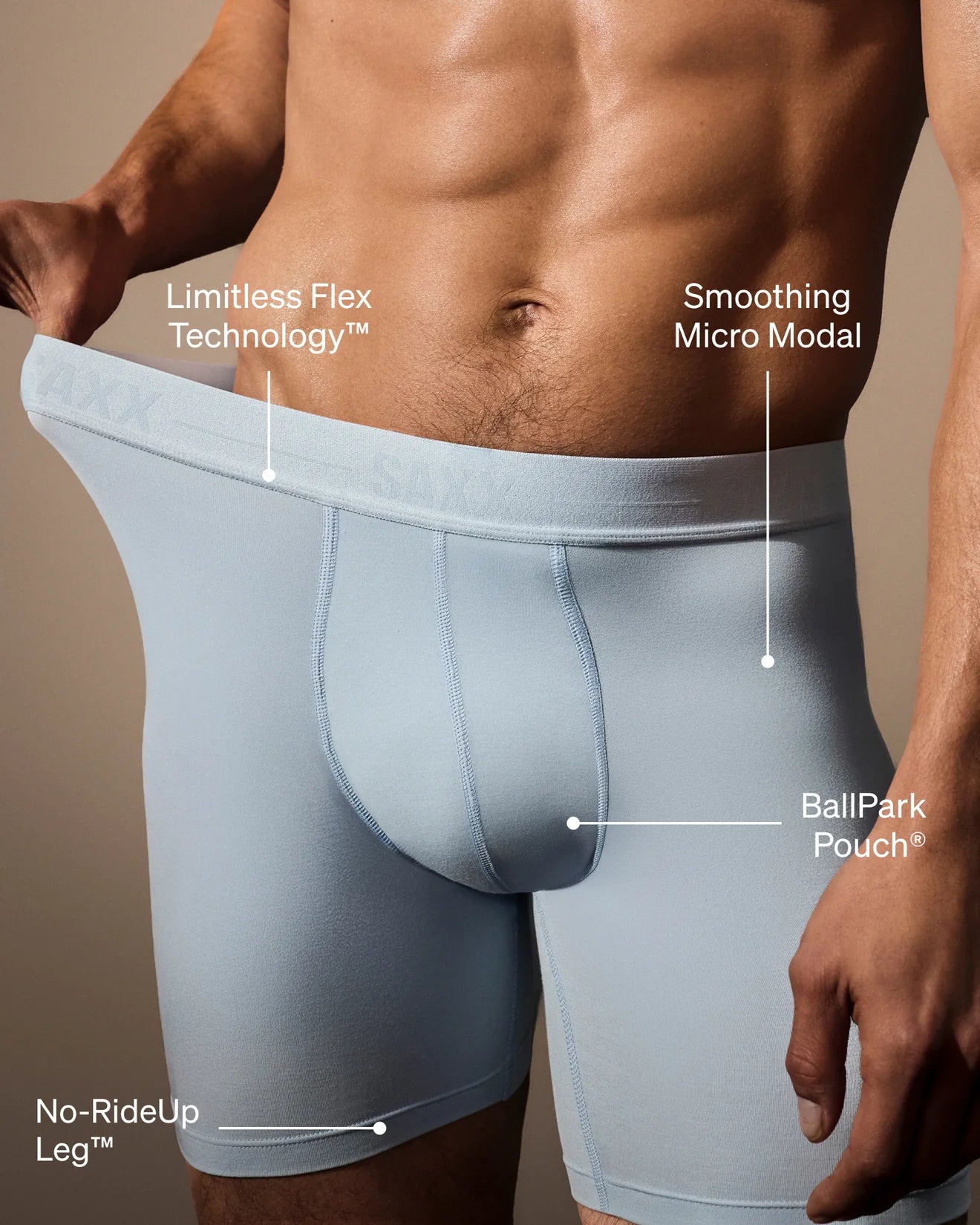Saxx Smooth Luxe Miro Modal Boxer Brief - Lobster Flourish & Mint