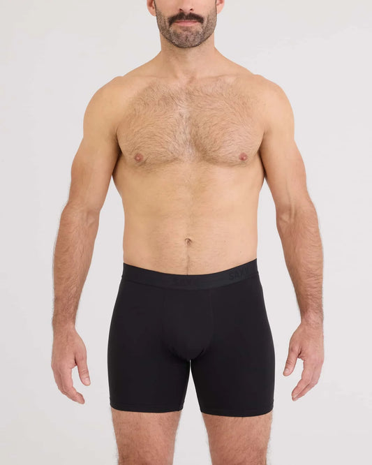 Saxx Smooth Luxe Micro Modal Boxer Brief - Black