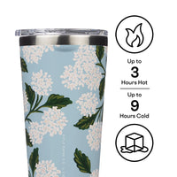 Corkcicle 16oz Tumbler - Gloss Blue Hydrangea