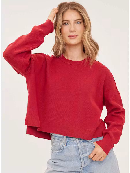 Gentle Fawn Crewneck Echo - Cranberry