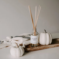 Sweet Water Decor Clear Reed Diffuser - Pumpkin Spice