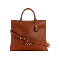 Guess Malva Large Girlfriend Satchel - Amber