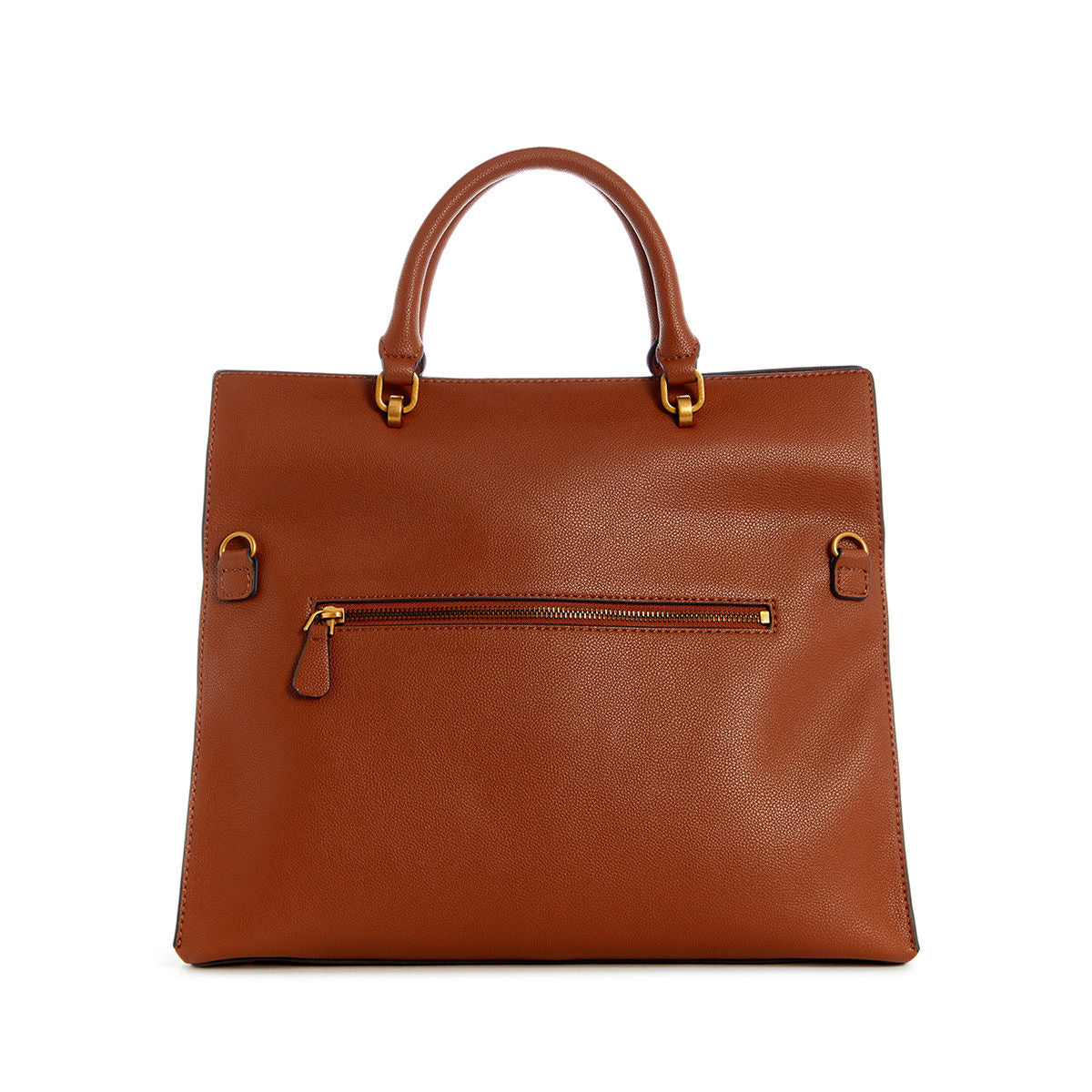 Guess Malva Large Girlfriend Satchel - Amber