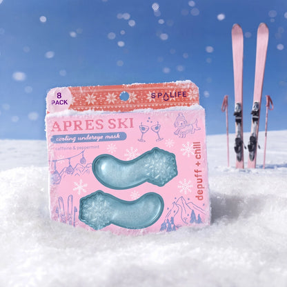 Spa Life Christmas Holiday Apres Ski Cooling Undereye Patches - 8 Pk