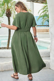 Dear Lover  Plus Size Maxi Dress- Four Leaf Clover