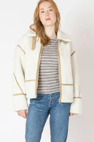 Dex Jacket Fleece Contrast Detail Jacket