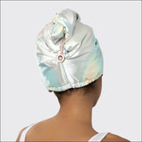 Kitsch Satin Wrapped Hair Towel - Aura