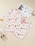 Suhkasana Christmas Spirit Holiday Print Lounge Set