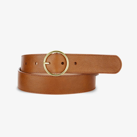 Brave Aviva Belt - Tan Vachetta
