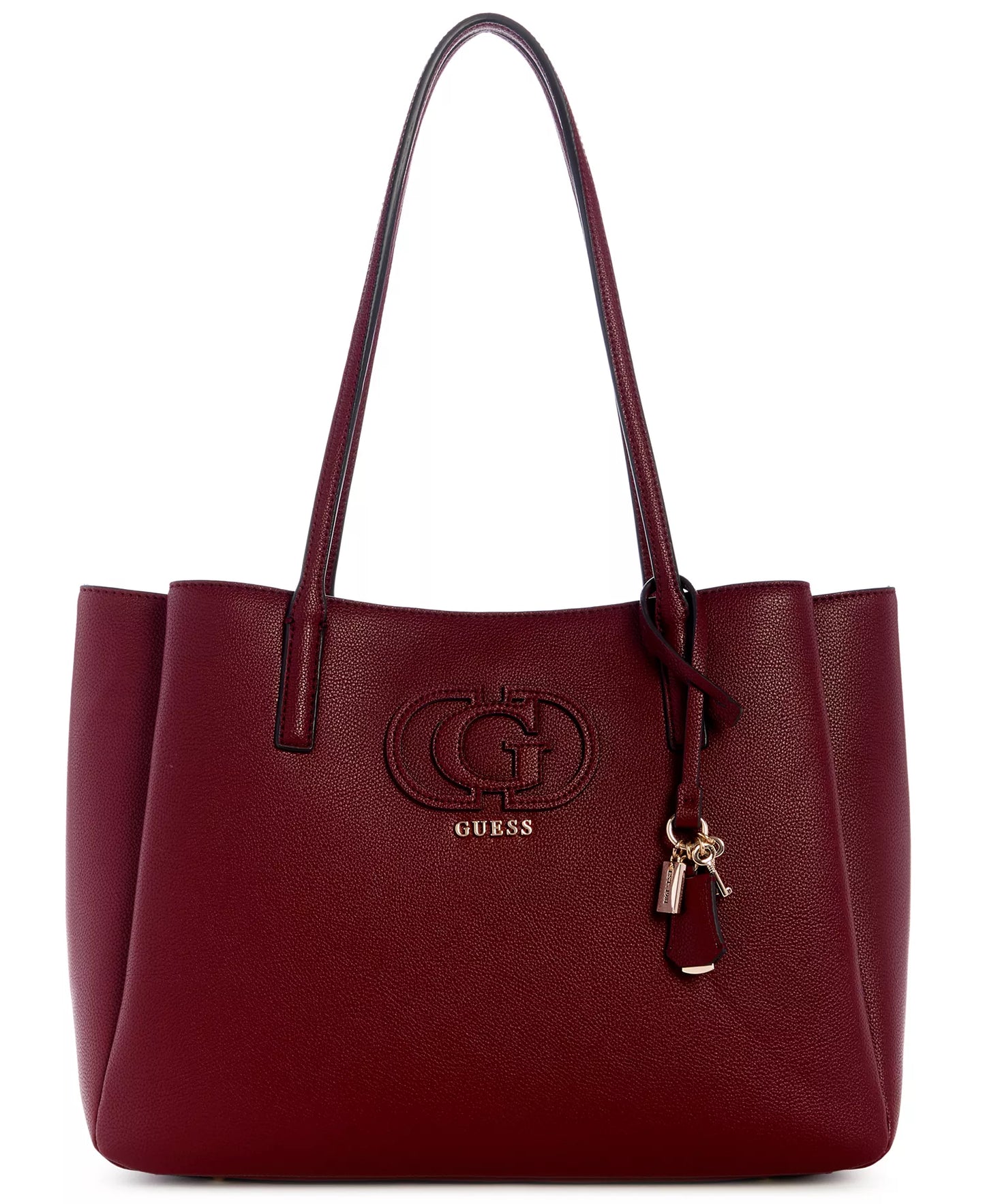 Guess Isola Multi Comp Tote - Burgundy