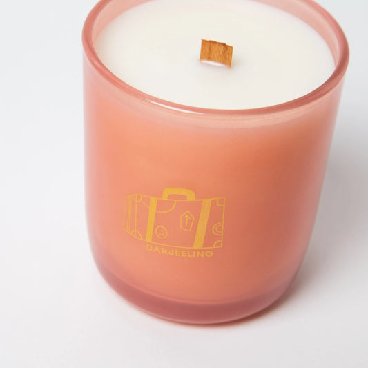 Milk Jar Candle 8oz Darjeeling - Patchouli & Santal Coconut Soy