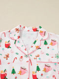 Suhkasana Christmas Spirit Holiday Print Lounge Set