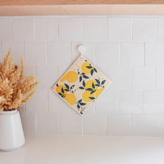Papaya Dish Cloth Lemon