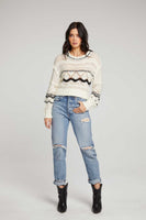 Saltwater Luxe Long Sleeve Sweater - Vanilla