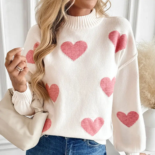 Lovesoft Valentine's Day Sweater - Light Pink