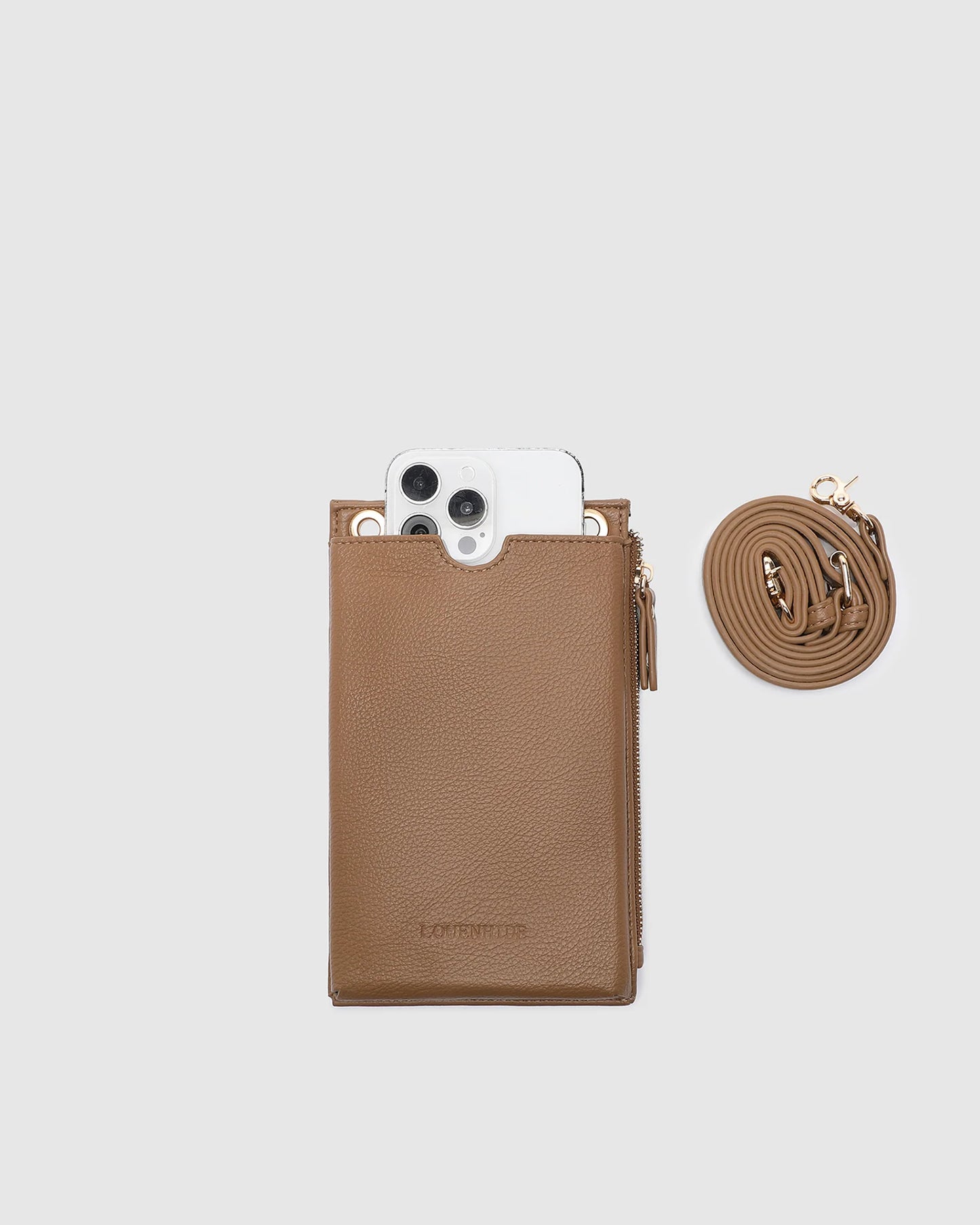 Louenhide Suki RFID Phone Bag - Caramel