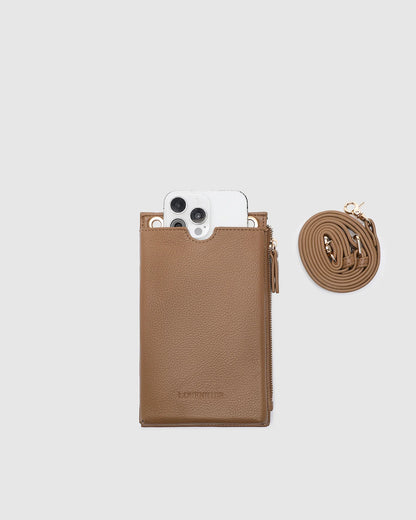 Louenhide Suki RFID Phone Bag - Caramel
