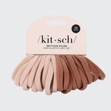 Kitsch Eco-Friendly Nylon Elastics 20pc Set - Blush