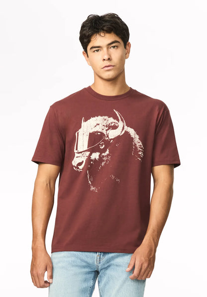 Buffalo Tulio Shirt - Red Mahogany