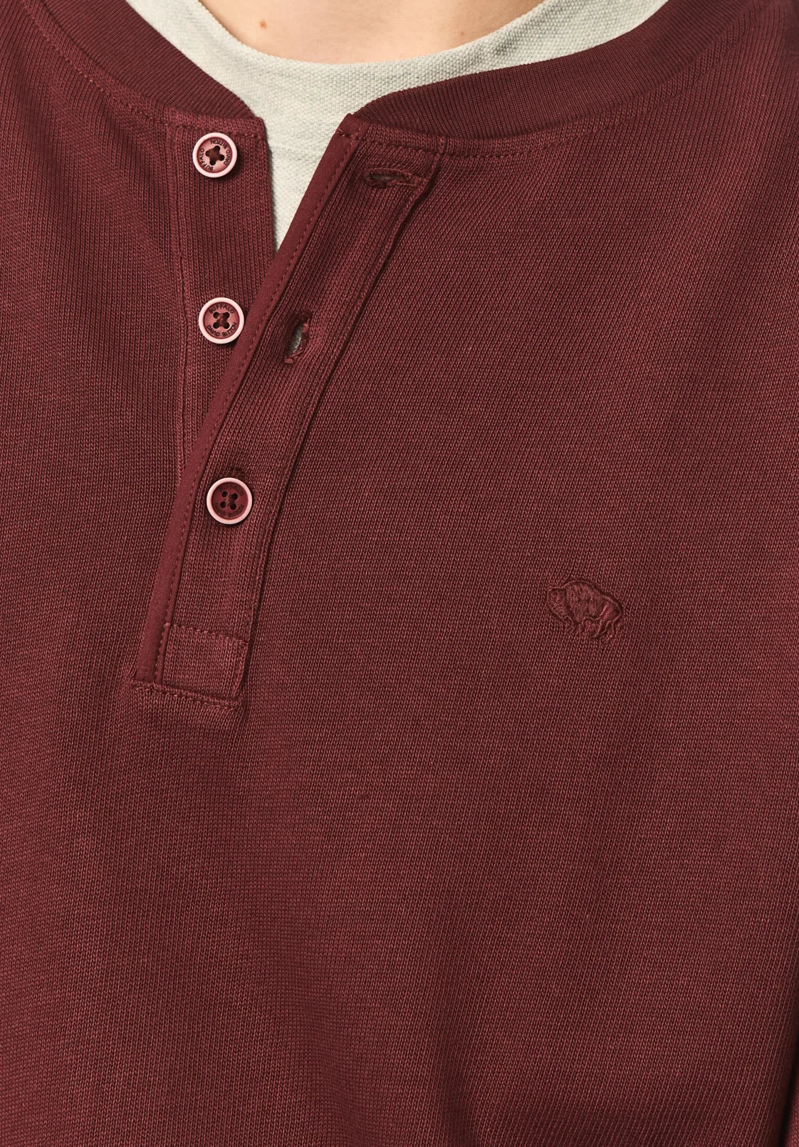 Buffalo Kambo Long Sleeve - Red Mahogany