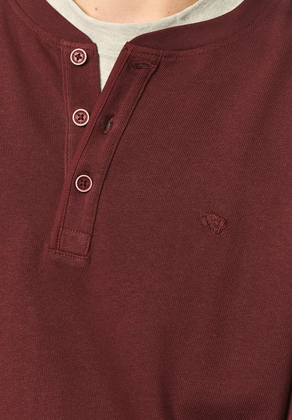 Buffalo Kambo Long Sleeve - Red Mahogany