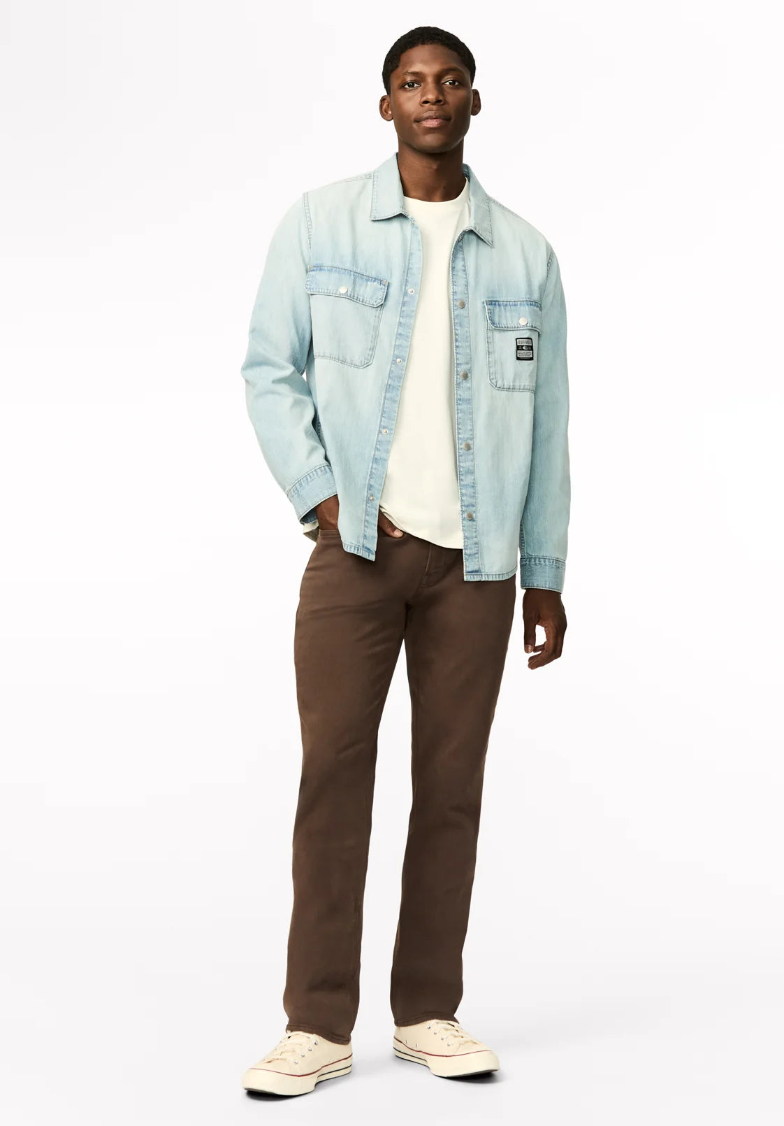 Buffalo Oversized Work Shirt Simon -  Indigo