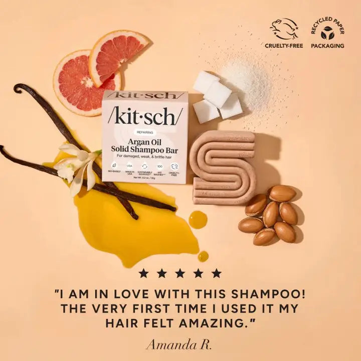 Kitsch Repairing Argan Oil Shampoo Bar