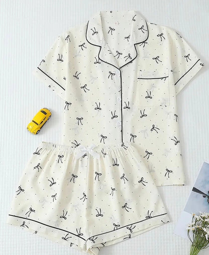 Wknd Styles Co. Pajama Set - Bow