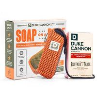 Duke Canno Soap On A Roap Bundle Pack - Tactical Scrubber + Bourbon Soap