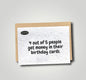 Plantable Greetings Card - 4 Out Of 5 People Birthday