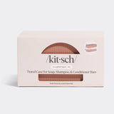 Kitsch Lotion Terracotta 4-compartment travel Case