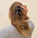 Kitsch Black Flat Cloud Clip - Medium