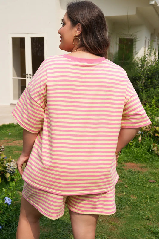 Dear Lover Plus Set - Rose Stripe