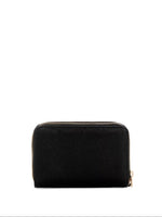 Guess Amorette Med Zip Around Wallet - Black