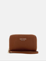 Guess Amorette Med Zip Around Wallet - Cognac