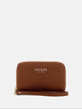 Guess Amorette Med Zip Around Wallet - Cognac