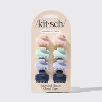 Kitsch Recycled Plastic Mini Cloud Clip 8pc Set - Garden Bouquet