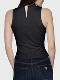 Guess Fannie Choker Top - Jet Black