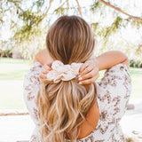 Shop ANDi Jumbo Scrunchie - Oat Milk