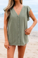 Dear Lover Blouse - Laurel Green