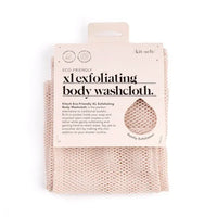 Kitsch XL Exfoliating Body Washcloth - Blush